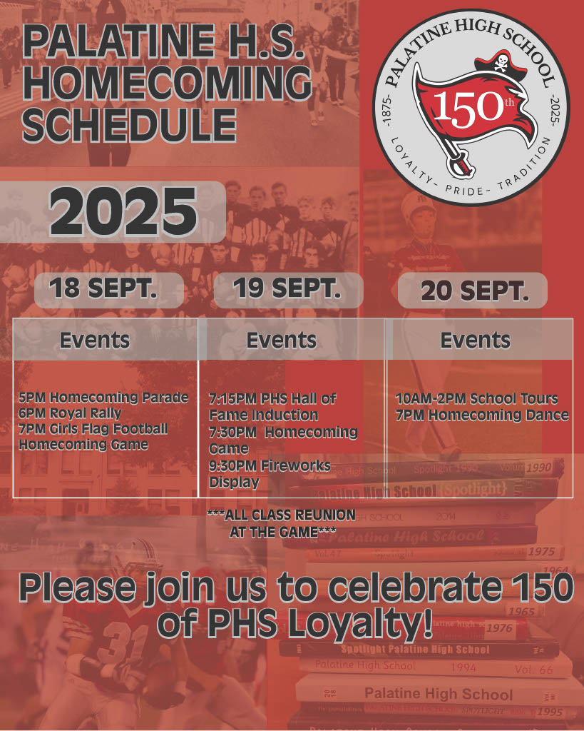 PHS Homecoming Schedule